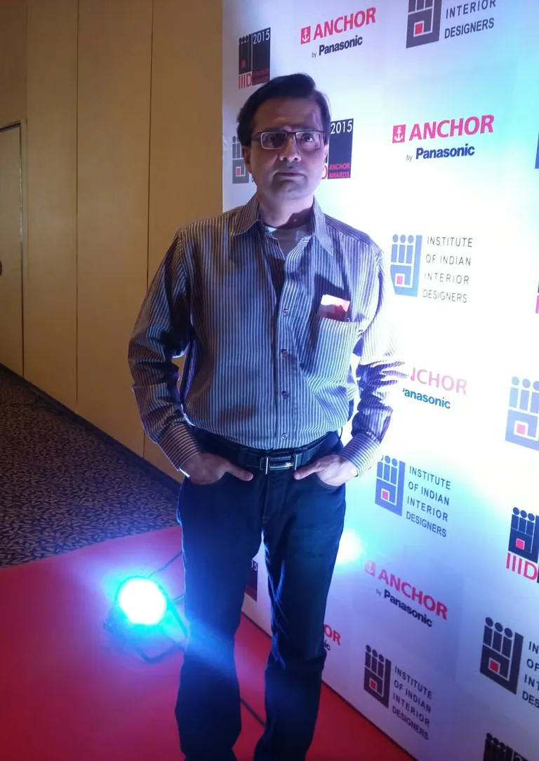 Maayank Panchal at an IIID Anchor by Panasonic industry event